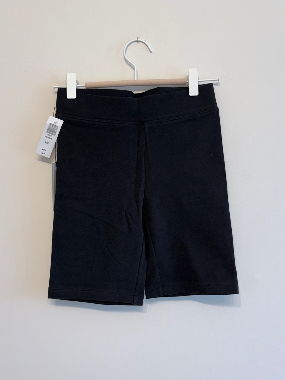 Aritzia babaton black cotton repose biker shorts sz xs new